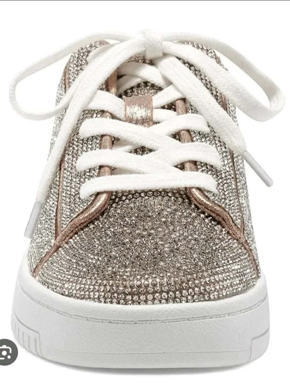 Jessica Simpson Women's champane shimmer sand shoes Size 6M